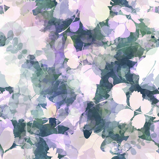 水彩朦胧花卉背景