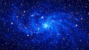 蓝色宇宙星空背景图