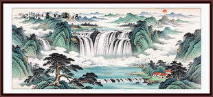 大厅山水画