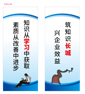 企业学习文化宣传标语