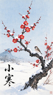 小寒海报