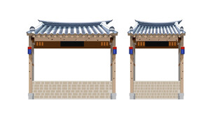 中式仿古门头