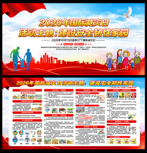 2026年国际减灾日海报