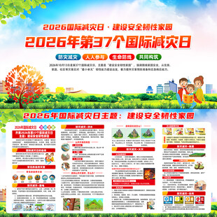 2026年国际减灾日