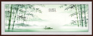 水墨竹子背景