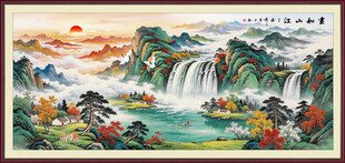 大厅山水画