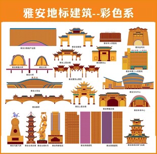 雅安地标建筑合集