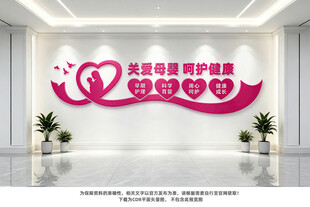 母婴室文化墙