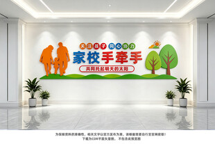 家校共育文化墙