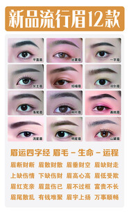 流行眉形参考