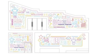 商超霓虹灯打卡点DP点