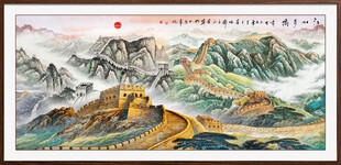 万里长城国画