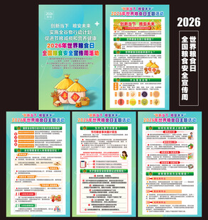 世界粮食日海报2026