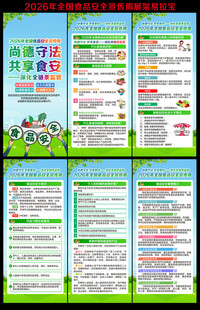 2026全国食品安全宣传周展架