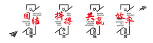 企业文化展板  