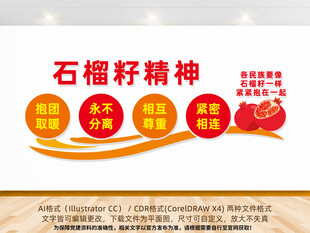 石榴籽精神文化墙