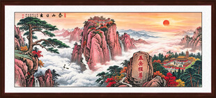 五岳独尊泰山日出
