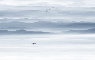 山水水墨画