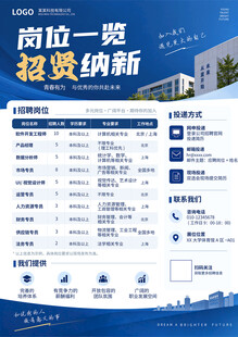 招聘海报