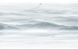 水墨山水画