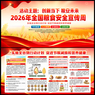 2026年世界粮食日展板