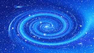 蓝色星空吊顶天花