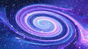 蓝紫色唯美旋涡宇宙星空背景