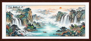 国画山水画