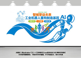 机器人ai科技公司文化墙