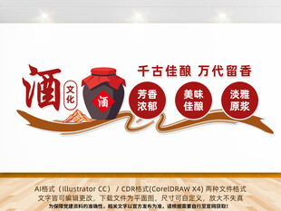 传统酒文化形象墙