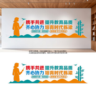 提升教育品质学校文化墙