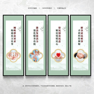 居民议事会文化墙
