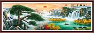 巨幅山水画