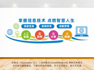网络信息技术文化墙