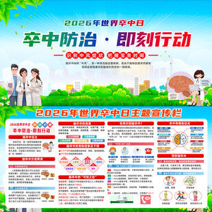 2026年世界卒中日展板