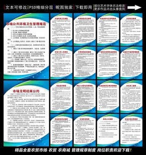 农贸市场管理制度