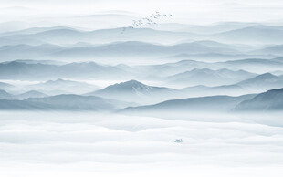 山水水墨画