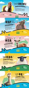 草原动物科普系列海报