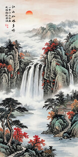 玄关山水画